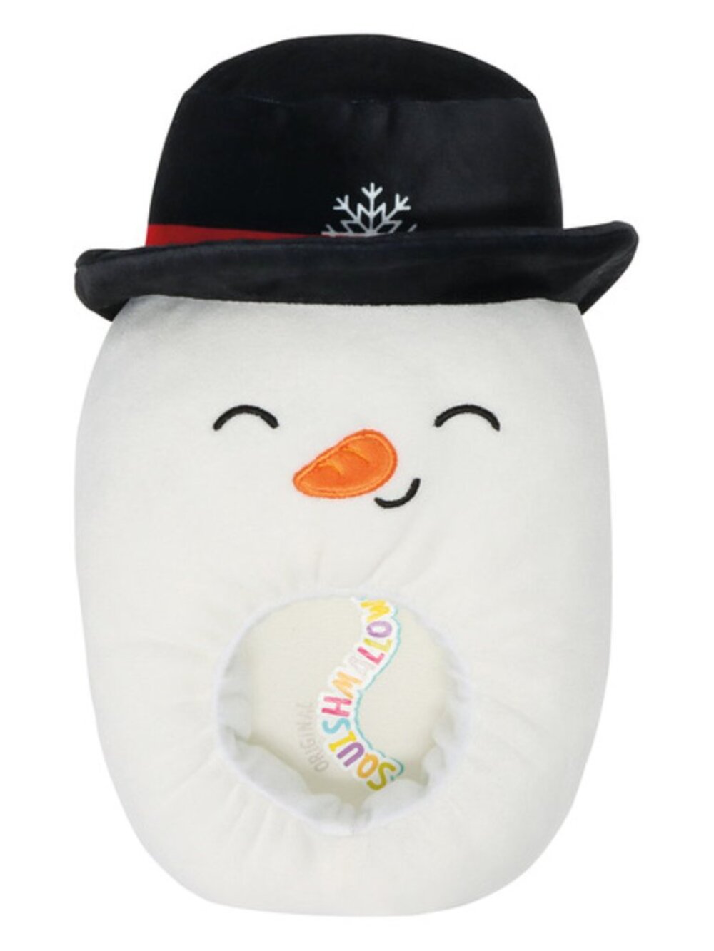 Squishmallow Holiday Slippers- Snowman